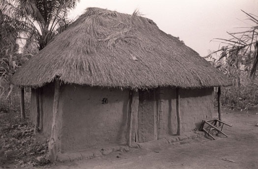 Victor Pamba's house in Aba, Congo from where he was ab